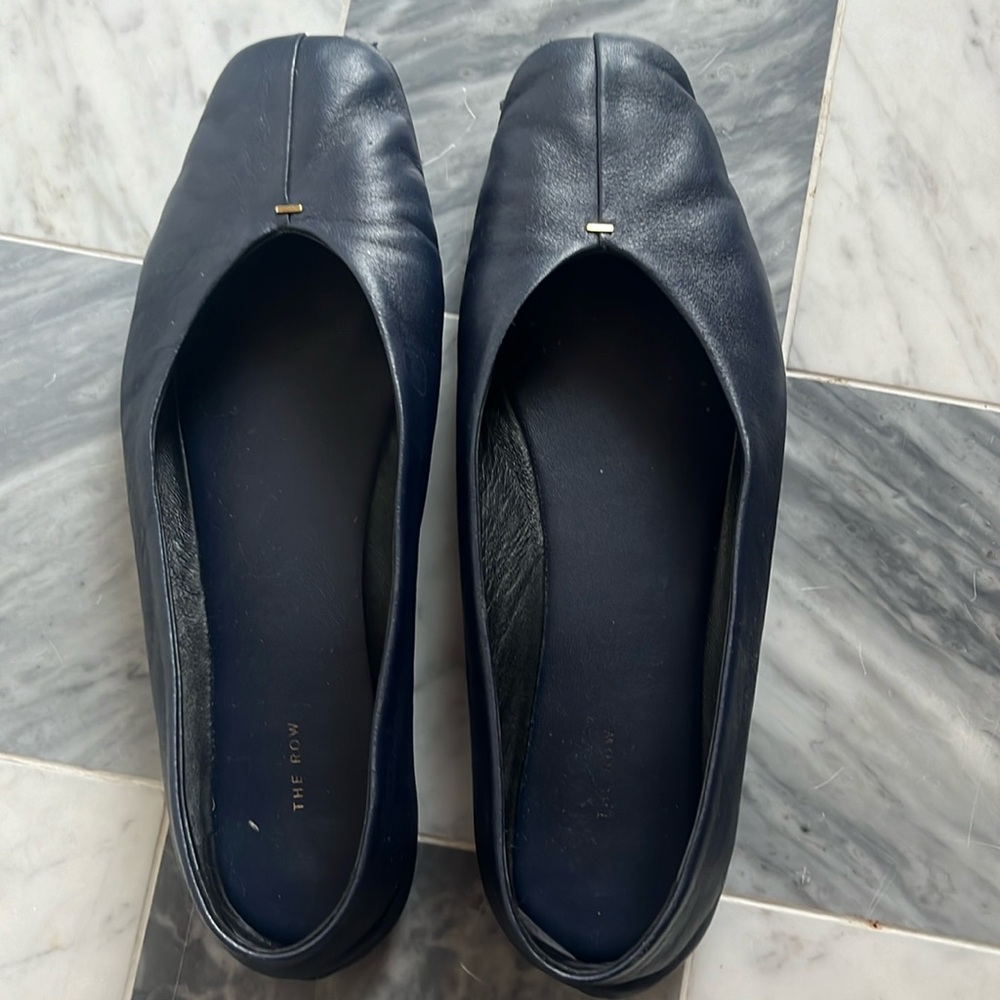 The Row Eva Ballet Flats — Blue Size 38.5